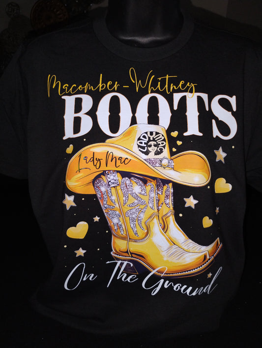 Boots on the Ground Tee- Lady Mac (Urban & General)